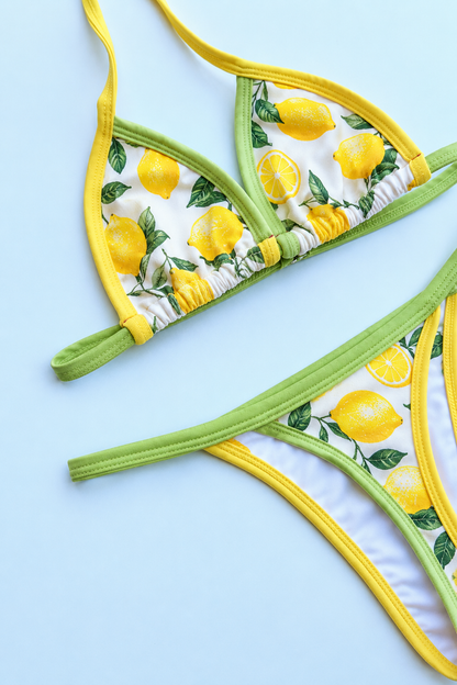 Biquíni Marquinha Feminino Cortininha com Calcinha Ajustável Moda Praia