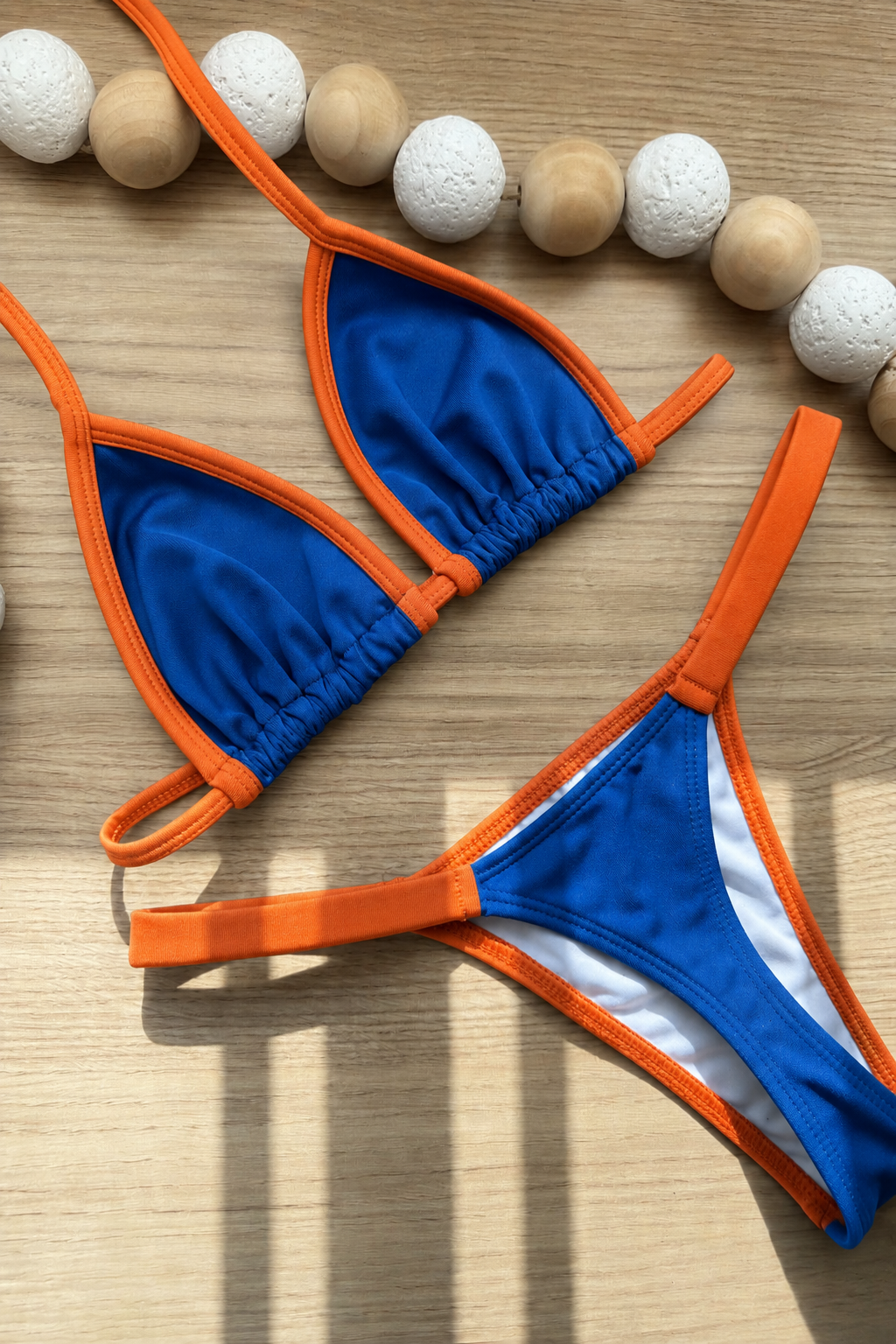 Biquíni Fita Feminino Cortininha com Calcinha Fio Ajustável Moda Praia
